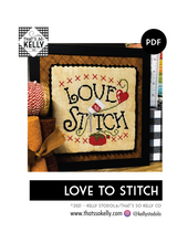 Load image into Gallery viewer, Love to Stitch PDF Cross Stitch Chart
