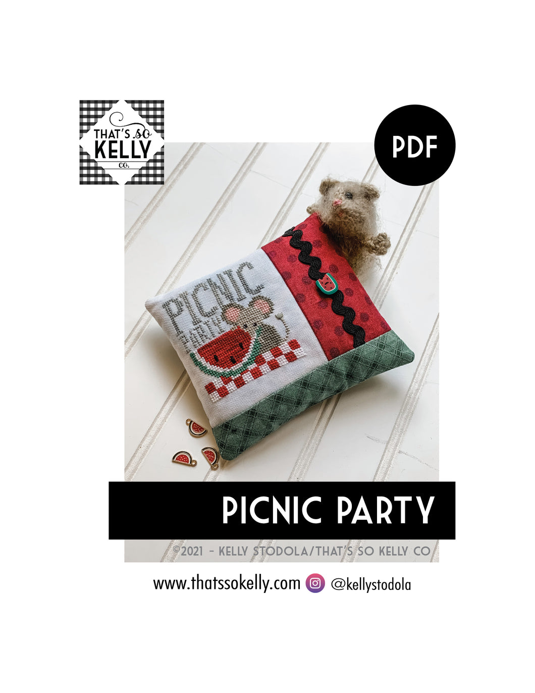 Picnic Party PDF Cross Stitch Chart